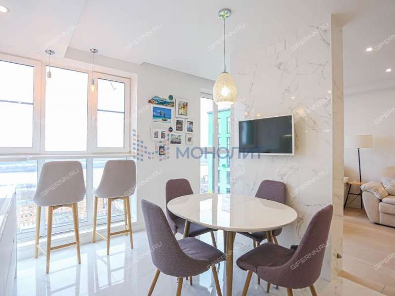 трёхкомнатная квартира на улице Родионова дом 192 к4