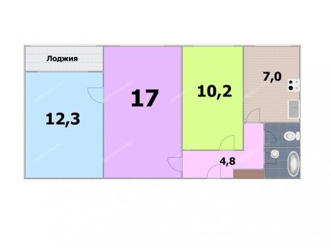 3-komnatnaya-prosp-gagarina-d-210 фото