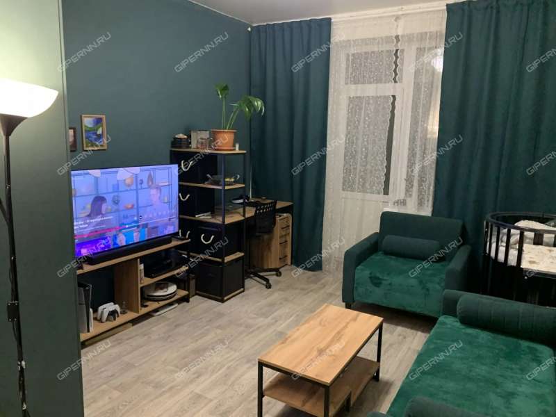 двухкомнатная квартира в переулке Райниса дом 11