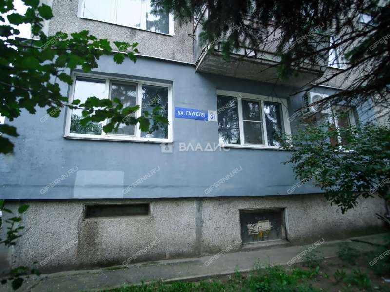 двухкомнатная квартира на улице Гаугеля дом 31