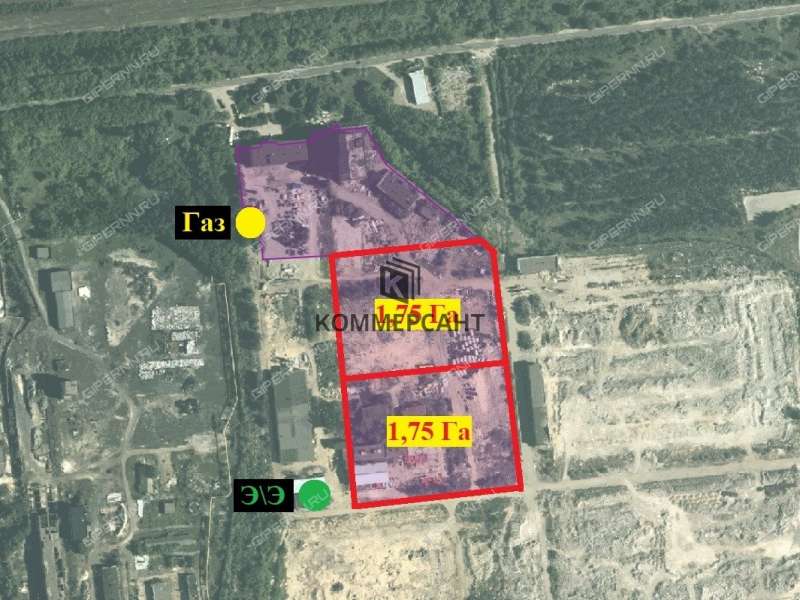 земельный участок под коммерческое использование в городском округе Дзержинск Нижегородской области