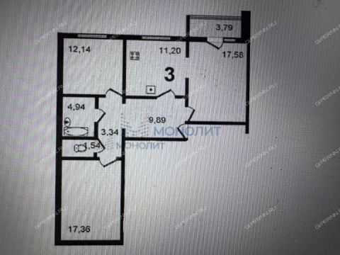 3-komnatnaya-ul-rodionova-d-27 фото