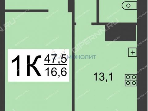 1-komnatnaya-ul-krasnozvezdnaya-d-7 фото