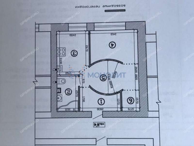 двухкомнатная квартира на улице Генкиной дом 102
