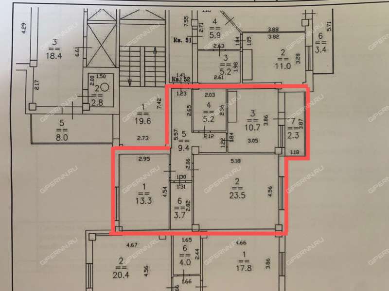 двухкомнатная квартира на Победной улице дом 16