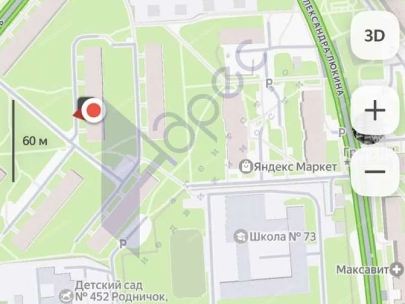 двухкомнатная квартира на улице Красных Зорь дом 9