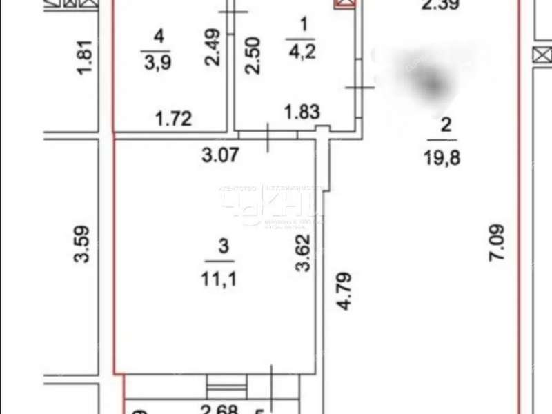 однокомнатная квартира на улице Новокузнечихинская дом 15