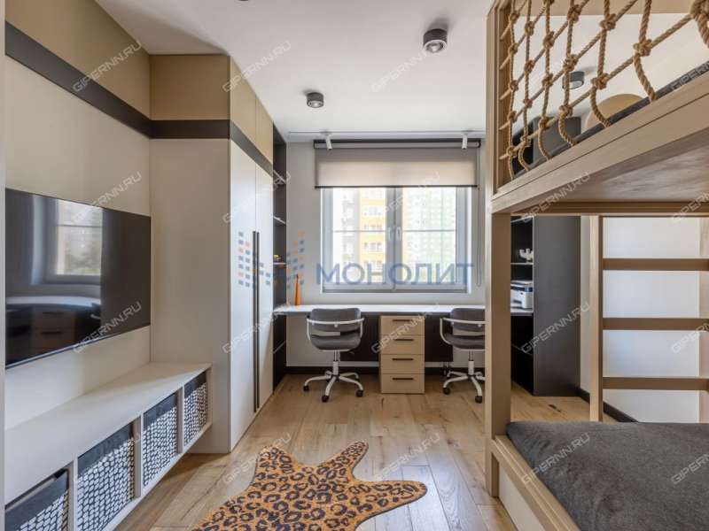 двухкомнатная квартира на улице Цветочная дом 12 к2