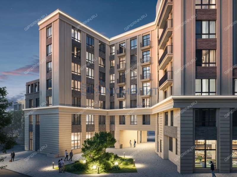 трёхкомнатная квартира в новостройке на Ильинской улице