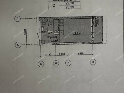 kvartira-studiya-ul-kolomenskaya-d-8-k2 фото