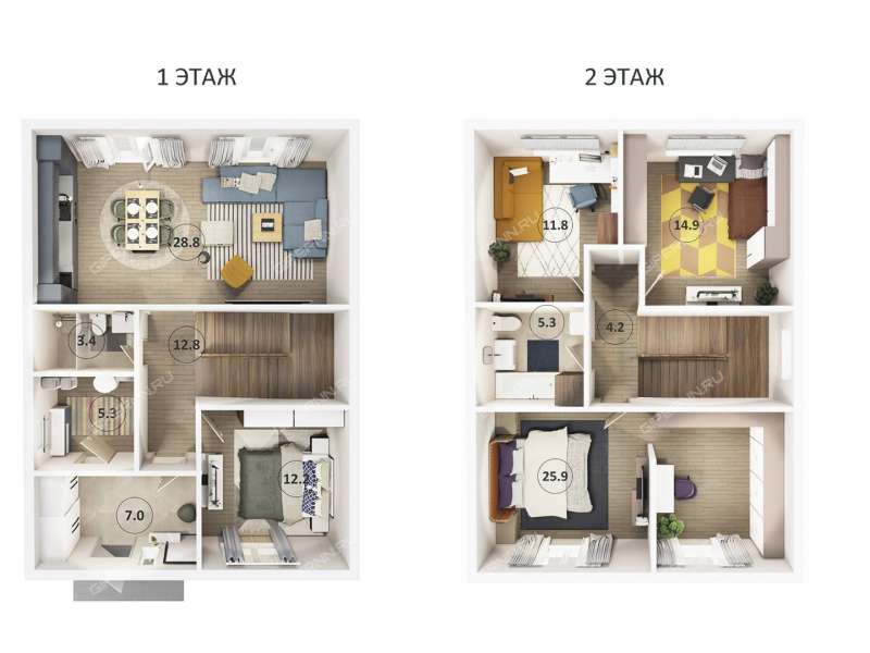 дом на  ЖК Свой Изумрудный