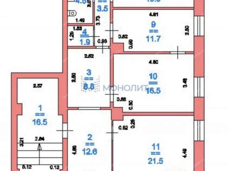 арендный бизнес помещение в жилом доме в Автозаводском районе Нижнего Новгорода
