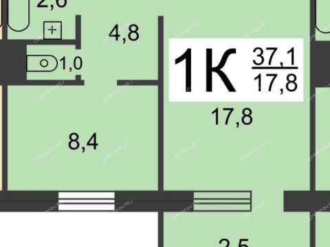 1-komnatnaya-prosp-ilicha-d-43-2 фото