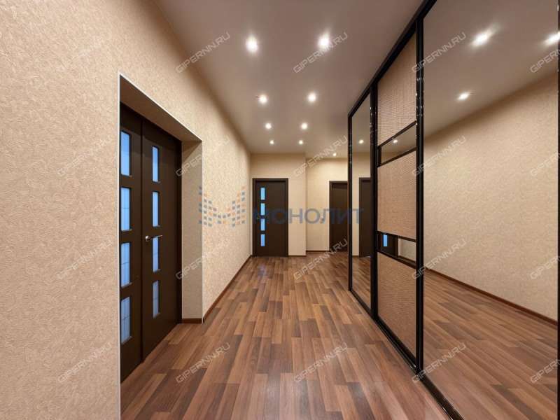 трёхкомнатная квартира на улице Максима Горького дом 77