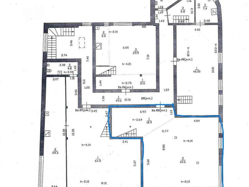 двухкомнатная квартира на улице Минина дом 18б