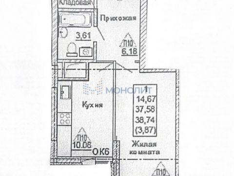 1-komnatnaya-ul-40-let-oktyabrya-d-15-k1 фото