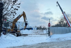 Подготовка к строительству станции канатки началась на проспекте Гагарина