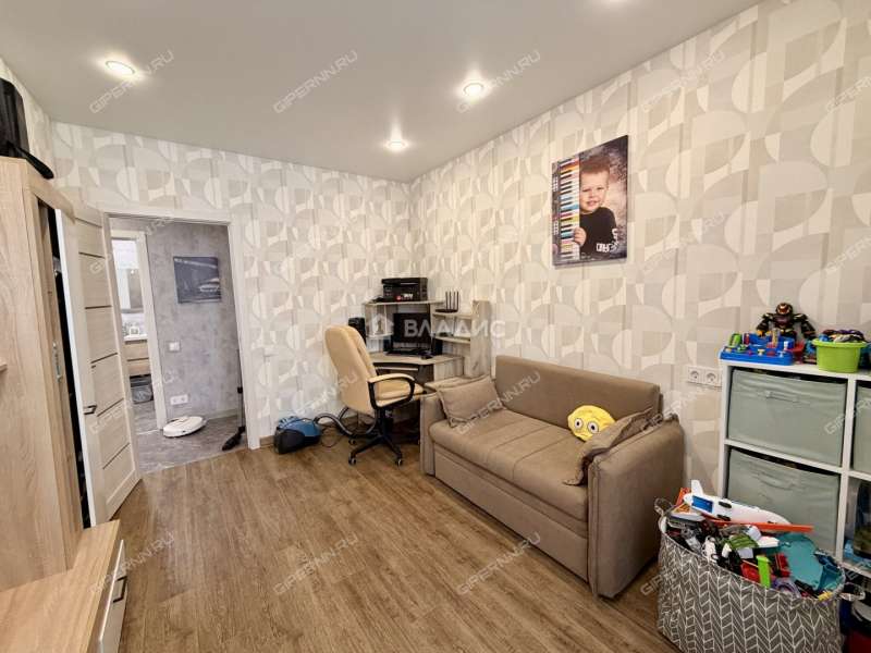 двухкомнатная квартира на улице Героя Советского Союза Аристархова дом 1