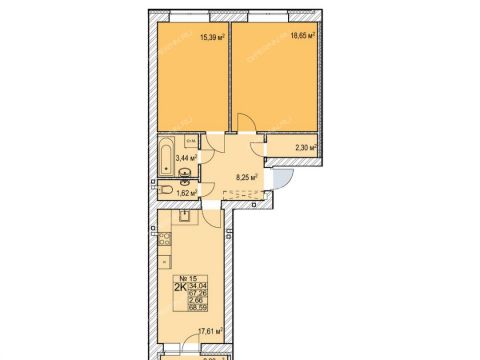 2-komnatnaya-ul-50-letiya-pobedy-12 фото