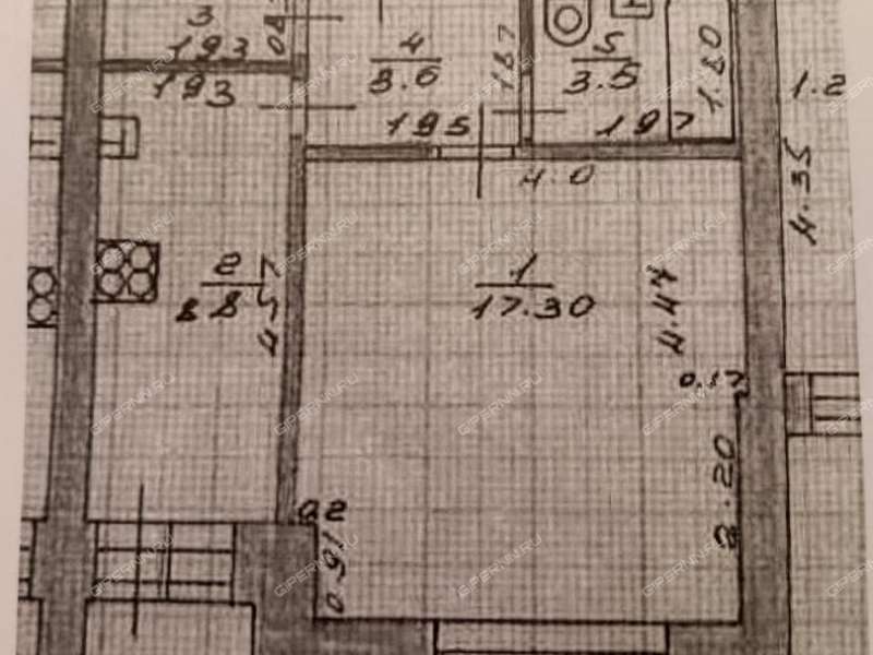 однокомнатная квартира на улице Пермякова дом 30