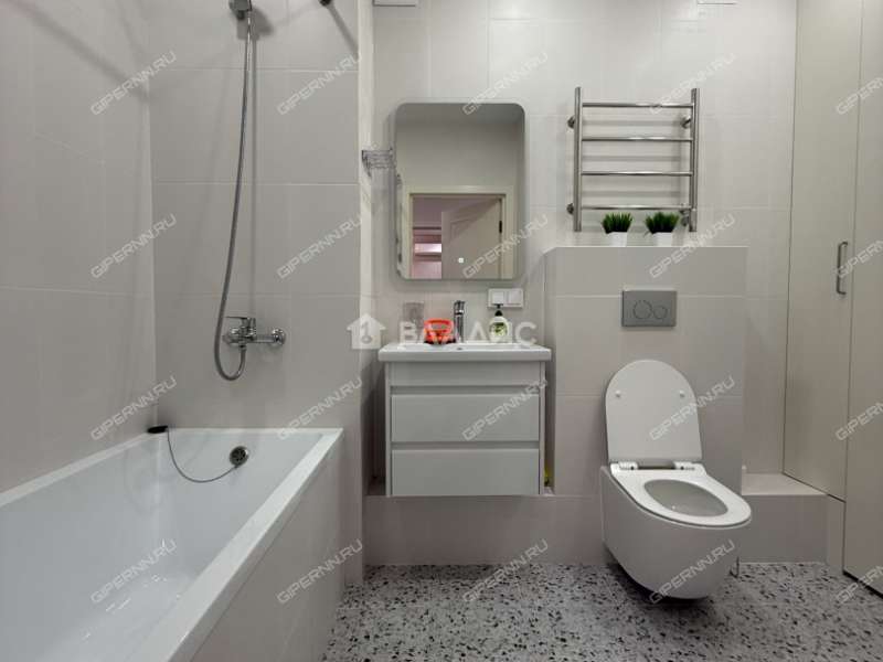 двухкомнатная квартира на улице Ванеева дом 40Б